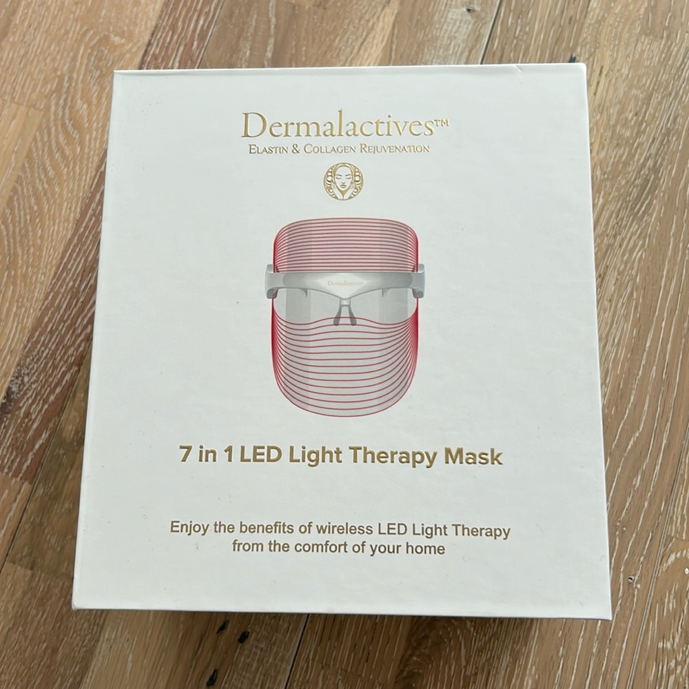DERMALACTIVES - 7-In-1 LED Light Therapy Face Mask